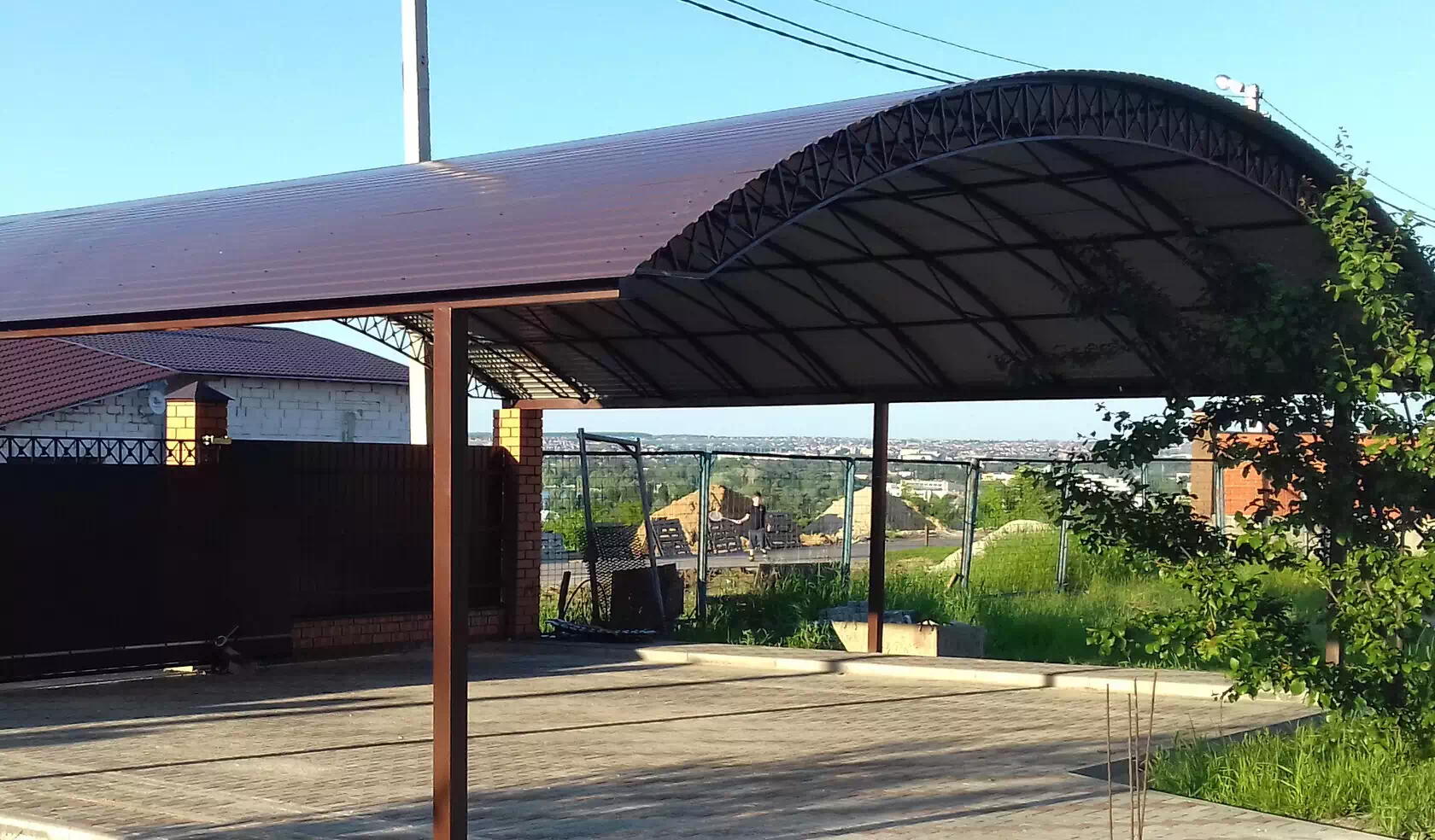 Навесы арочные в Калининграде