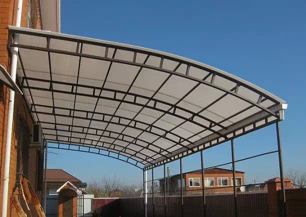 Полуарочные навесы в Калининграде