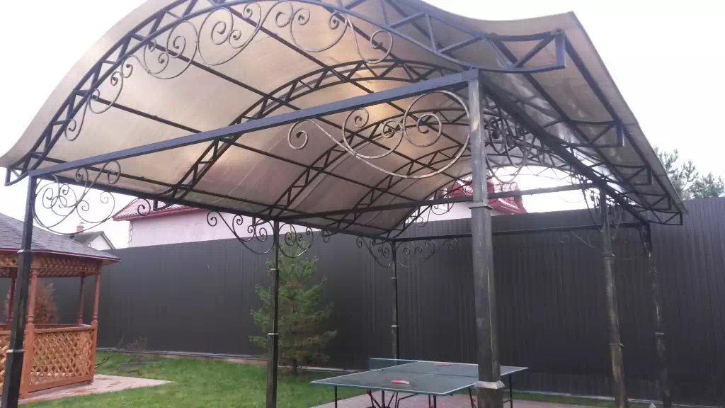 Кованые навесы в Калининграде